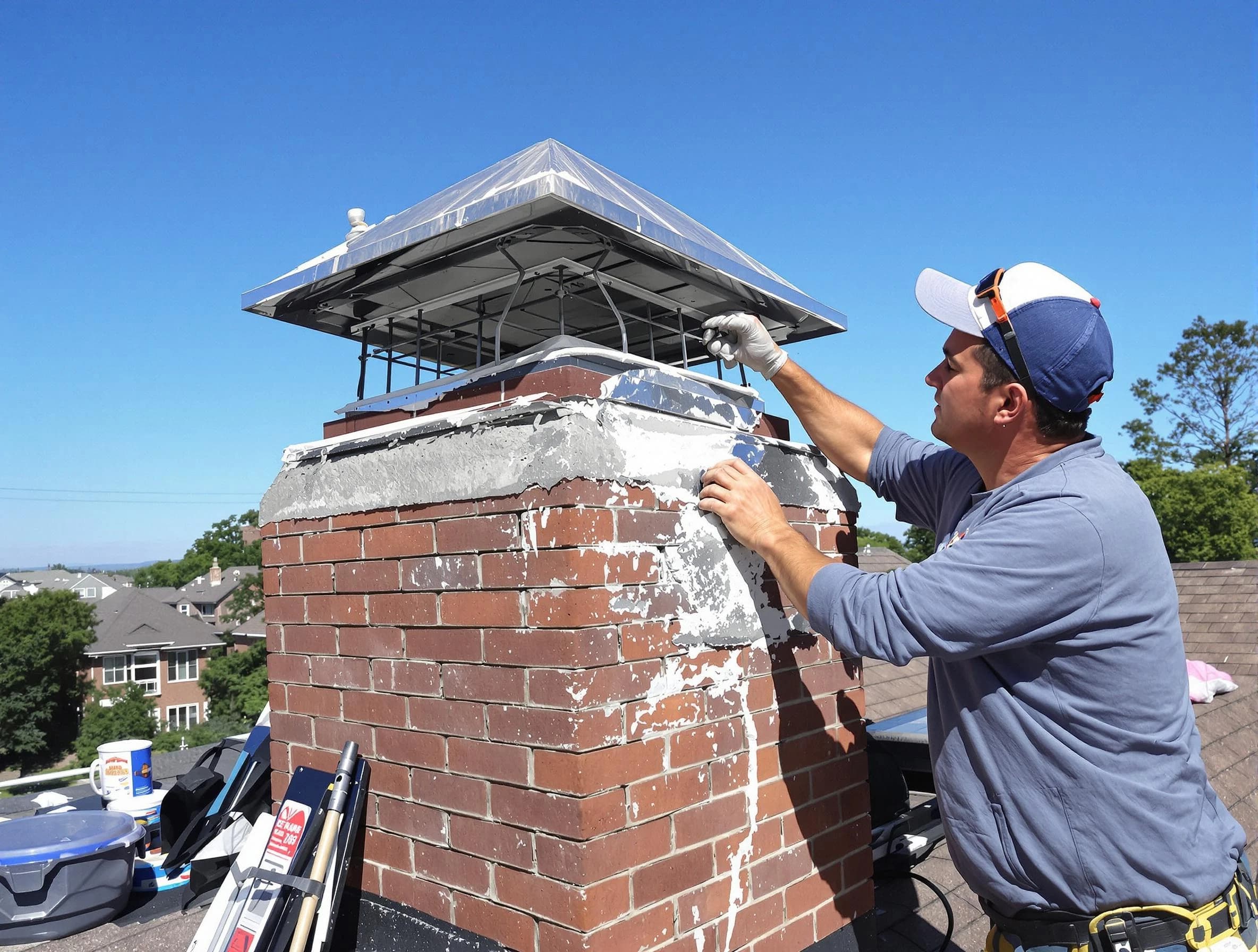 Chimney Crown Services service in El Cerro Mission, NM